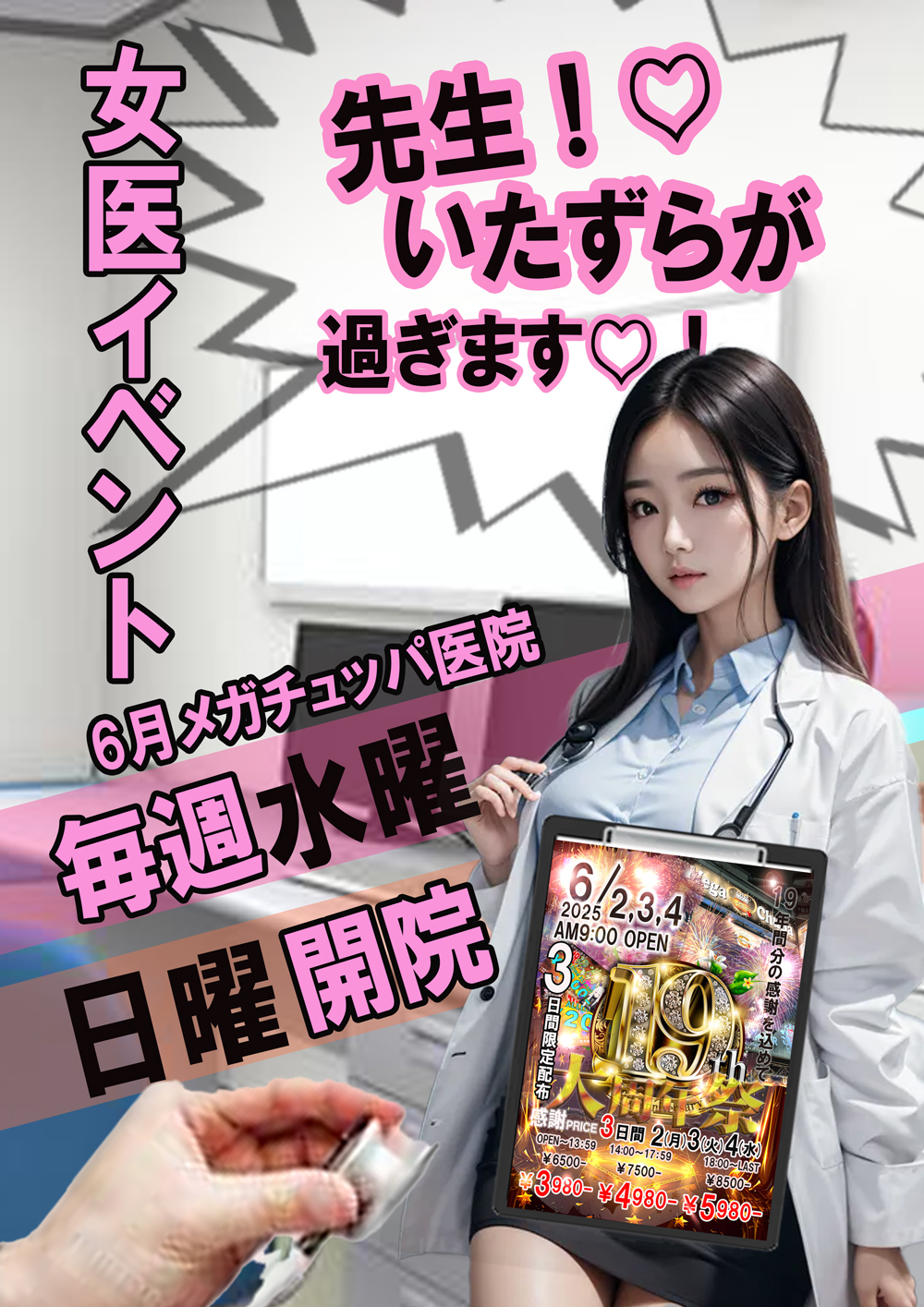 No.000　6月女医イベント♡